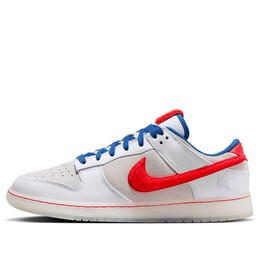 Кроссовки данк лоу Nike, белый fd4203-161 | white/crimson/varsity royal