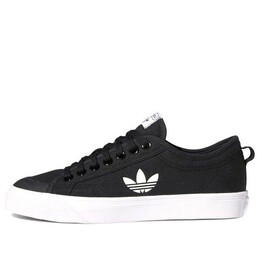 Кроссовки nizza трилистник Adidas, черный fw5185 | black/white