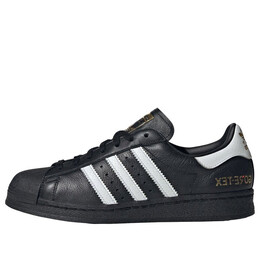 Кроссовки x atmos superstar 82 gore tex Adidas, черный id3265 | core black/cloud white/gold metallic