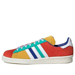 Кроссовки кампус 80-х Adidas, красный fw5167 | red/yellow/green/blue/white
