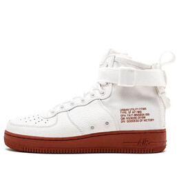 Кроссовки sf air force 1 mid Nike, белый 917753-100 | ivory/dark red