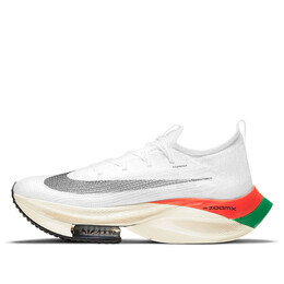 Кроссовки air zoom alphafly next% Nike, белый dd8877-101 | white/black/lucky green/chile red/pale ivory