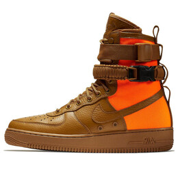 Кроссовки sf air force 1 Nike, коричневый 903270-778 | brown/orange