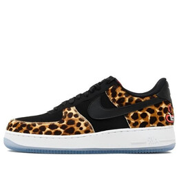 Кроссовки air force 1 низкие Nike, черный ah7738-001 | black/black-multi-color