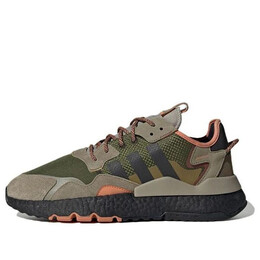 Кроссовки оригинальные nite jogger Adidas, коричневый gy0018 | brown dark green