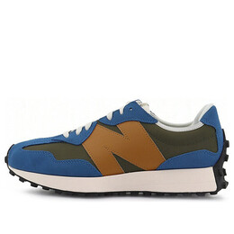 Кроссовки 327 New Balance, синий ms327le1 | blue/green/yellow