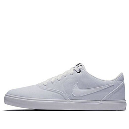Кроссовки check solar canvas sb Nike, белый 843896-110 | white/white-black