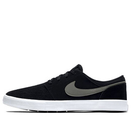 Кроссовки portmore 2 sb solar Nike, черный 880266-001 | black/dark grey-white
