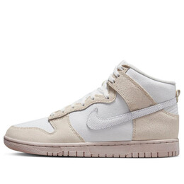 Кроссовки данки высокие ретро prm Nike, белый dv0822-100 | summit white/white-phantom-pink oxford-sanddrift