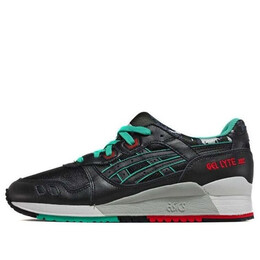 Кроссовки гель лайт 3 Asics, черный h404l-9090 | black/green