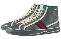 Мужские кеды Gucci Tennis 1977, темно-серый 628717 h9h80 1162