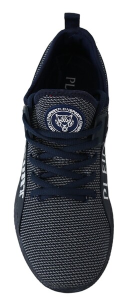 Plein Sport синие мужские кроссовки Indaco Carter из полиэстера, черный 7105906540604 | black