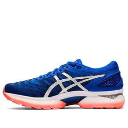Кроссовки гель нимбус 22 Asics, серебряный 1011a680-403 | silver/blue/pink