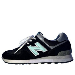 Кроссовки studio fy7 x 576 сделано в англии New Balance, черный ou576sfy | black/metallic silver/turquoise/aqua