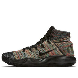 Кроссовки hyperdunk 2017 flyknit Nike, мульитколор 917726-006 | multi/black