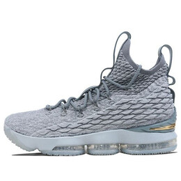 Кроссовки lebron 15 ep Nike, серый 897649-005 | wolf grey/metallic gold-cool grey