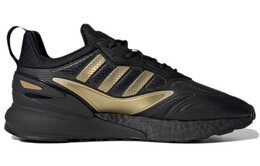 Кроссовки оригинал zx 2k boost 2.0 Adidas, черный gz7743 | black/gold