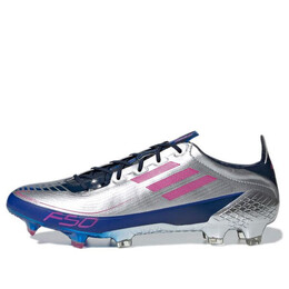 Кроссовки f50 ghosted fg Adidas, серебряный gv7677 | silver metallic/shock pink/collegiate navy