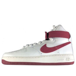 Кроссовки air force 1 hi retro qs Nike, белый 743546-106 | white/red