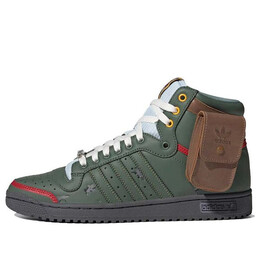 Кроссовки star wars x top ten hi Adidas, зеленый fz3465 | trace green/trace green/scarlet