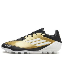 Кроссовки f50 league 2g 3g ag messi Adidas, черный jh9627 | black/gold/white