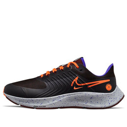 Кроссовки air zoom pegasus 38 shield Nike, черный dc4073-003 | black/total orange/bronze eclipse/orange