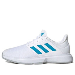 Кроссовки gamecourt Adidas, белый gz8514 | cloud white/sonic aqua/grey two