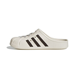 Кроссовки adilette clogs Adidas, белый jh9849 | white/black