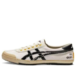 Кроссовки проблема улыбка Asics, бежевый 1203a352-100 | cream/black