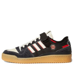 Кроссовки midwest kids x forum low Adidas, черный gw0035 | black/white/red