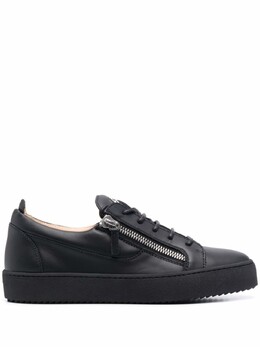 Giuseppe Zanotti кеды Frankie с молниями, черный ru00010050 | черный
