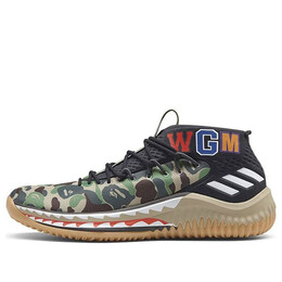 Кроссовки xa bathing ape dame 4 Adidas, зеленый ap9974 | green/