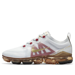 Кроссовки air vapormax 2019 Nike, белый bq7038-001 | white/gold/red