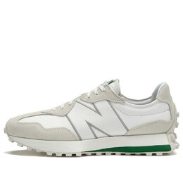 Кроссовки 327 New Balance, белый u327unp | white/succulent green/wind chime