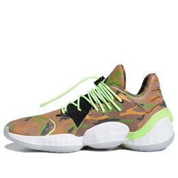 Кроссовки daniel patrick x harden vol. 4 Adidas, коричневый fy2789 | brown/black/green