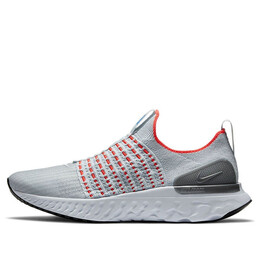 Кроссовки react phantom run flyknit 2 Nike, серый cj0277-007 | grey/red