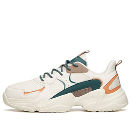 Кроссовки ретро толстые папины кроссовки Anta, белый 111938822r-17 | white/green/orange/brown