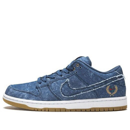 Кроссовки sb dunk low trd qs Nike, синий 883232-441 | blue/brown/white