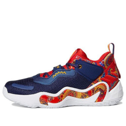 Кроссовки bel air athletics x don issue #3 gca wide Adidas, синий gv7273 | blue/red