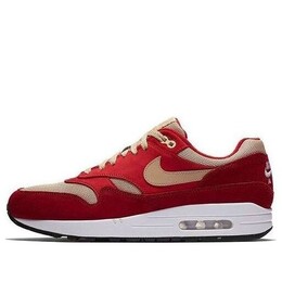 Кроссовки air max 1 premium retro Nike, красный 908366-600 | red/pink