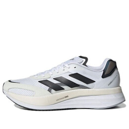 Кроссовки adizero boston 10 Adidas, белый gy0928 | white/black