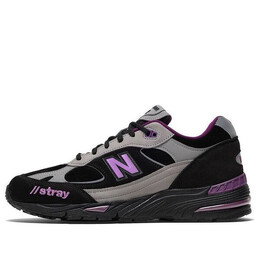 Кроссовки Stray Rats X 991 сделано в Англии New Balance, черный m991srp | black/purple