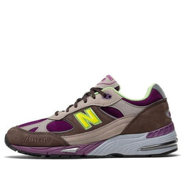 Кроссовки Stray Rats X 991 сделано в Англии New Balance, коричневый m991srg | brown/purple