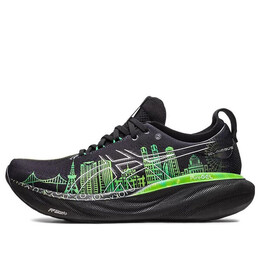 Кроссовки гель нимбус 25 Asics, черный 1011b743-001 | black/green