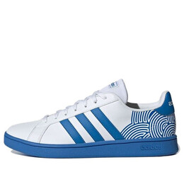 Кроссовки гранд корт база Adidas, белый fx9293 | white/blue