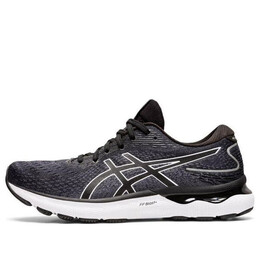 Кроссовки гель нимбус 24 2е широкие Asics, черный 1011b361-001 | black/white