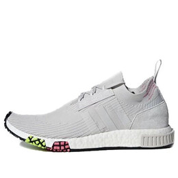 Кроссовки nmd_racer primeknit Adidas, серый cq2443 | grey/solar pink
