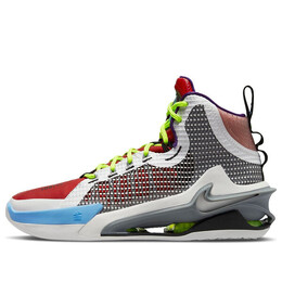 Кроссовки air zoom gt jump Nike, серый cz9907-100 | gray/red/white/yellow