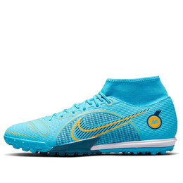 Кроссовки mercurial superfly 8 академия tf Nike, синий dj2878-484 | blue/white
