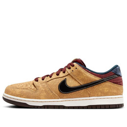 Кроссовки sb dunk low pro Nike, золотой fz1278-200 | celestial gold/black/dark team red/armory navy/baroque brown/gold